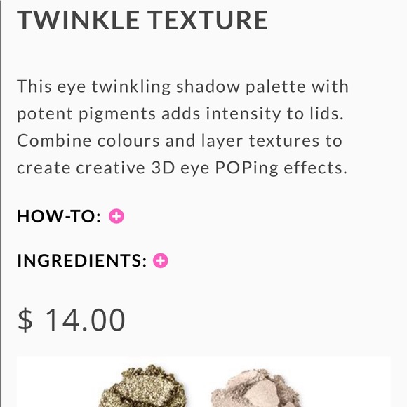 POP Beauty Twinkle Texture Eyeshadow Palette - Picture 7 of 8